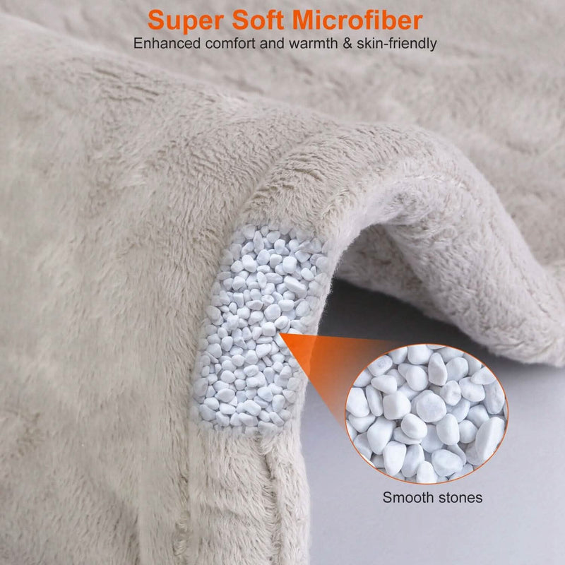 Large Weighted Heating Pad for Neck and Shoulders Wellness - DailySale