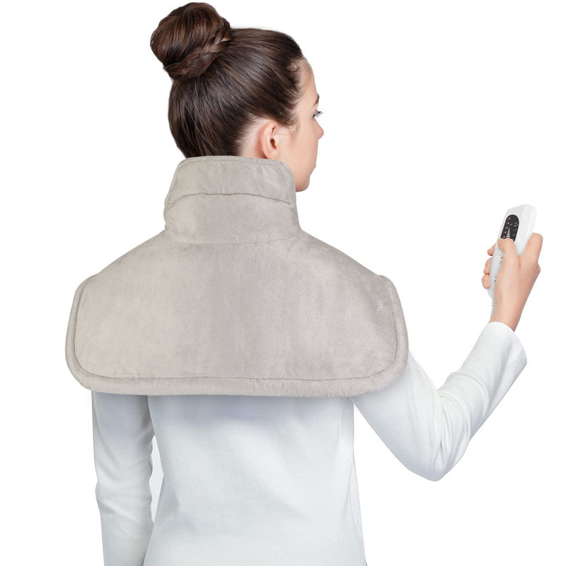 Large Weighted Heating Pad for Neck and Shoulders Wellness - DailySale