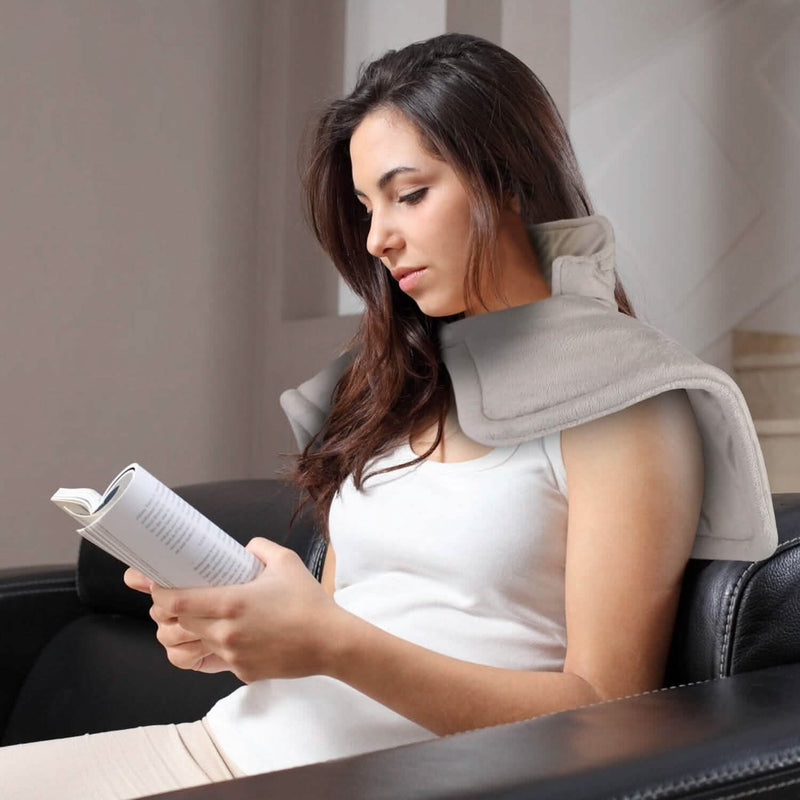 Large Weighted Heating Pad for Neck and Shoulders Wellness - DailySale