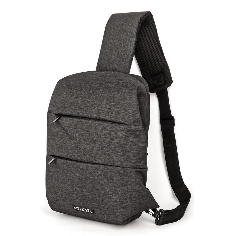 Latitude Active Cross-Body Sling Bag Shoulder Pack Sports Travel Backpack Bags & Travel Black - DailySale