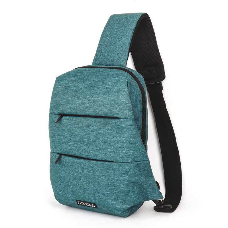 Latitude Active Cross-Body Sling Bag Shoulder Pack Sports Travel Backpack Bags & Travel Teal - DailySale