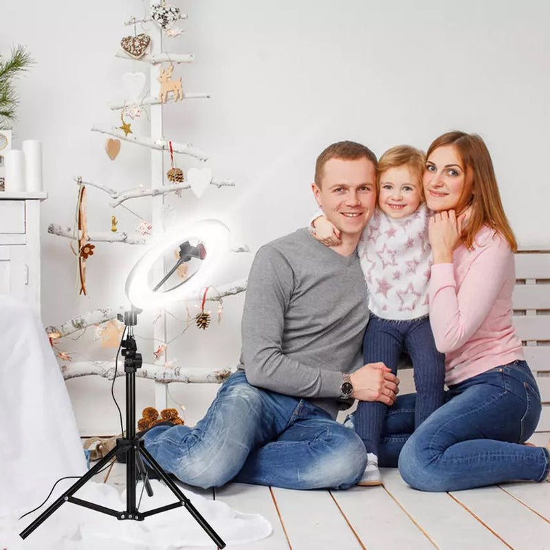 LAX Selfie Ring LED Light Stand with Tripod Mobile Accessories - DailySale