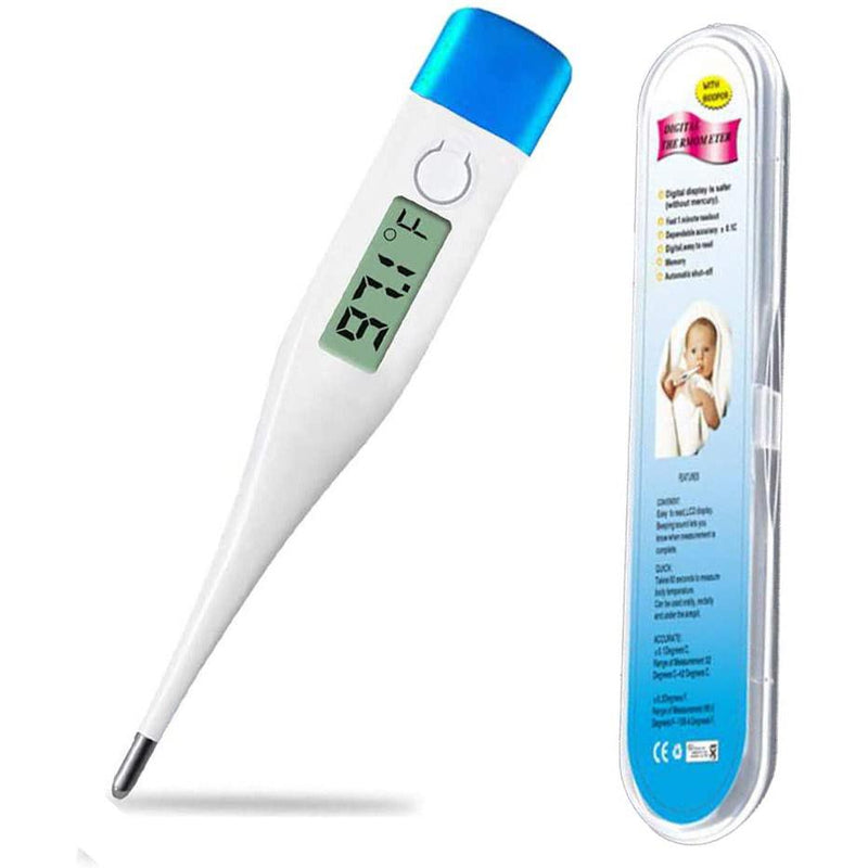 LCD Digital Thermometer Fahrenheit °F High Precision Waterproof Thermometer Wellness & Fitness - DailySale