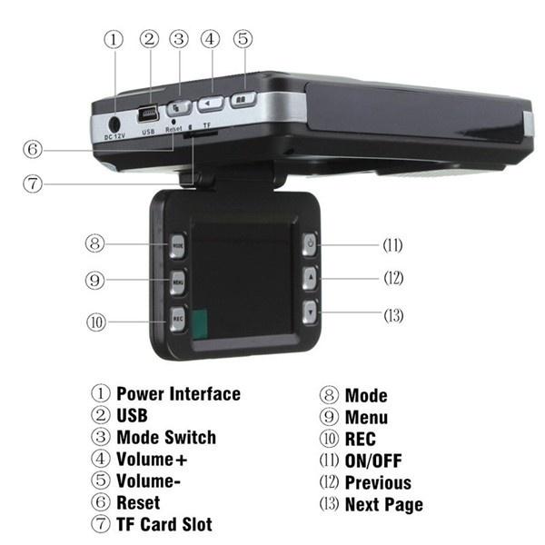 LCD Display Car DVR Recorder Camera Automotive - DailySale