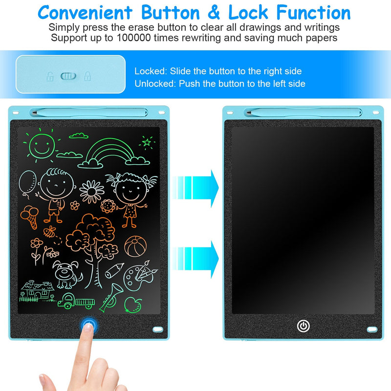 LCD Writing Tablet Electronic Colorful Graphic Doodle Board Toys & Games - DailySale