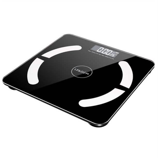 LEADZM Digital Bathroom Wireless Fat Smart BMI Body Composition Analyzer Health Monitor Sync Data Fitness - DailySale