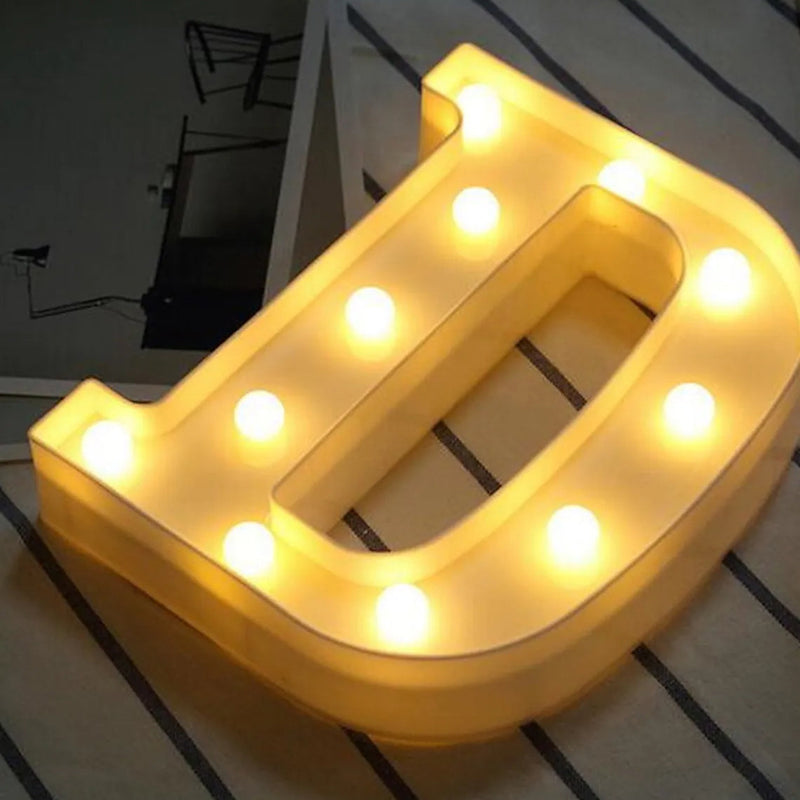LED Alphabet Light Furniture & Decor D - DailySale