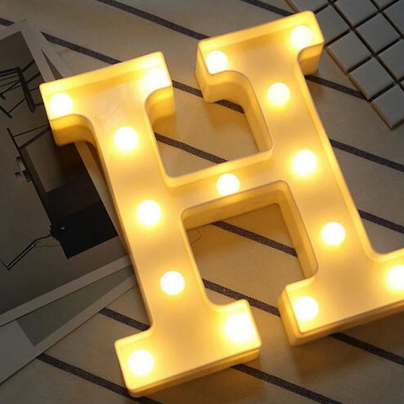 LED Alphabet Light Furniture & Decor H - DailySale