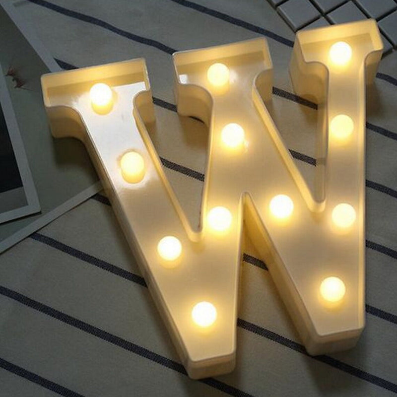 LED Alphabet Light Furniture & Decor W - DailySale