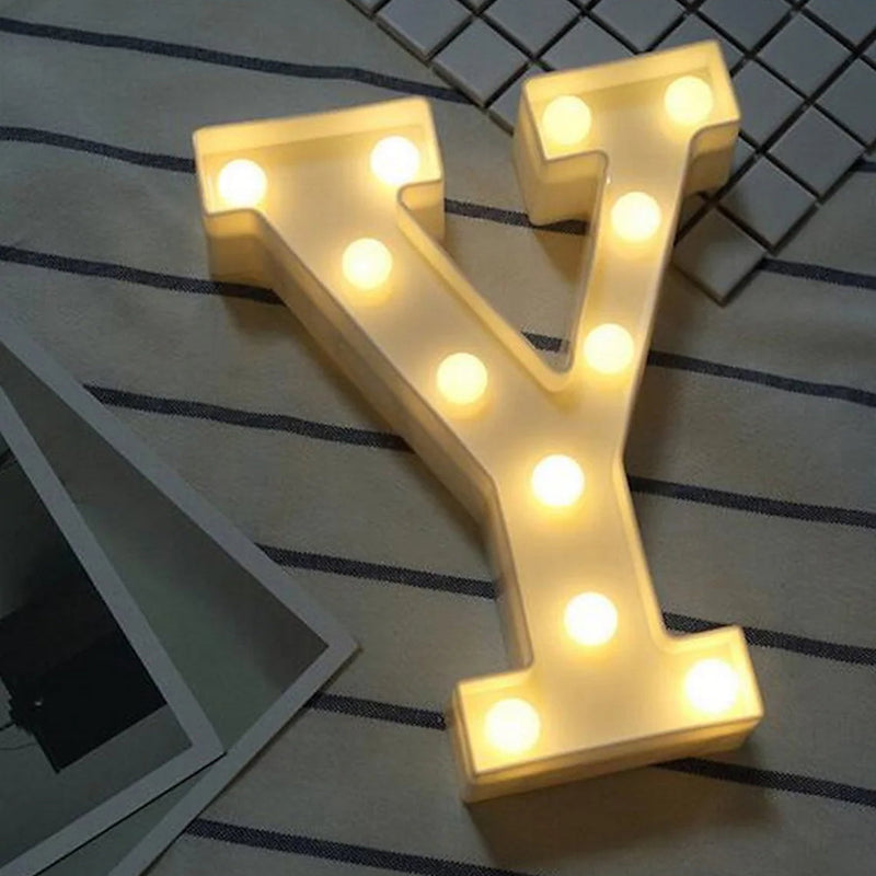 LED Alphabet Light Furniture & Decor Y - DailySale