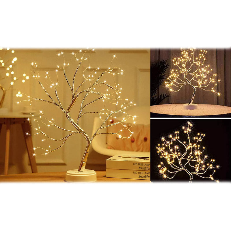 LED Artificial Twig Tree Light Tabletop Bonsai Lamp Indoor Lighting - DailySale