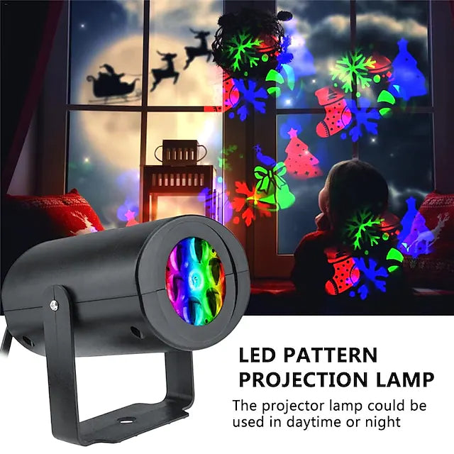 LED Christmas Projector Light Holiday Decor & Apparel - DailySale