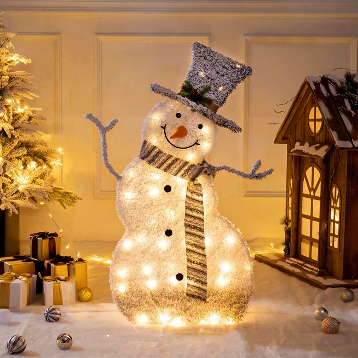 LED Christmas Snowman Decoration Holiday Decor & Apparel - DailySale