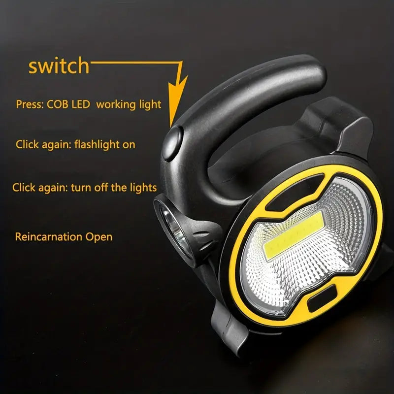 LED COB Camping Flashlight Lantern Outdoor Lighting - DailySale