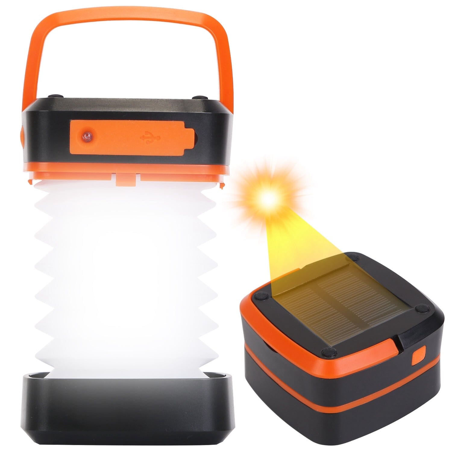 LED Collapsible Solar Camping Lantern Sports & Outdoors - DailySale