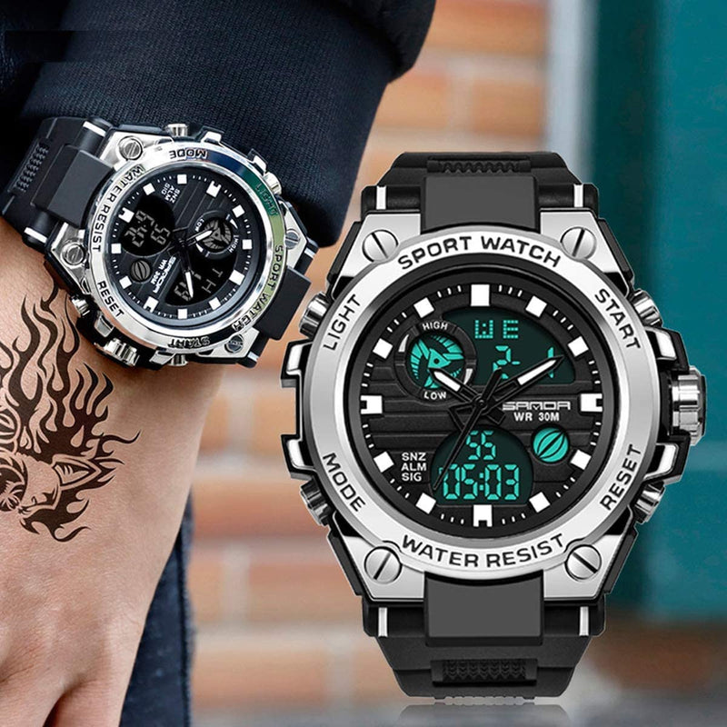 LED Digital Military Watch Classic Casual Sport Watch Men's Shoes & Accessories - DailySale