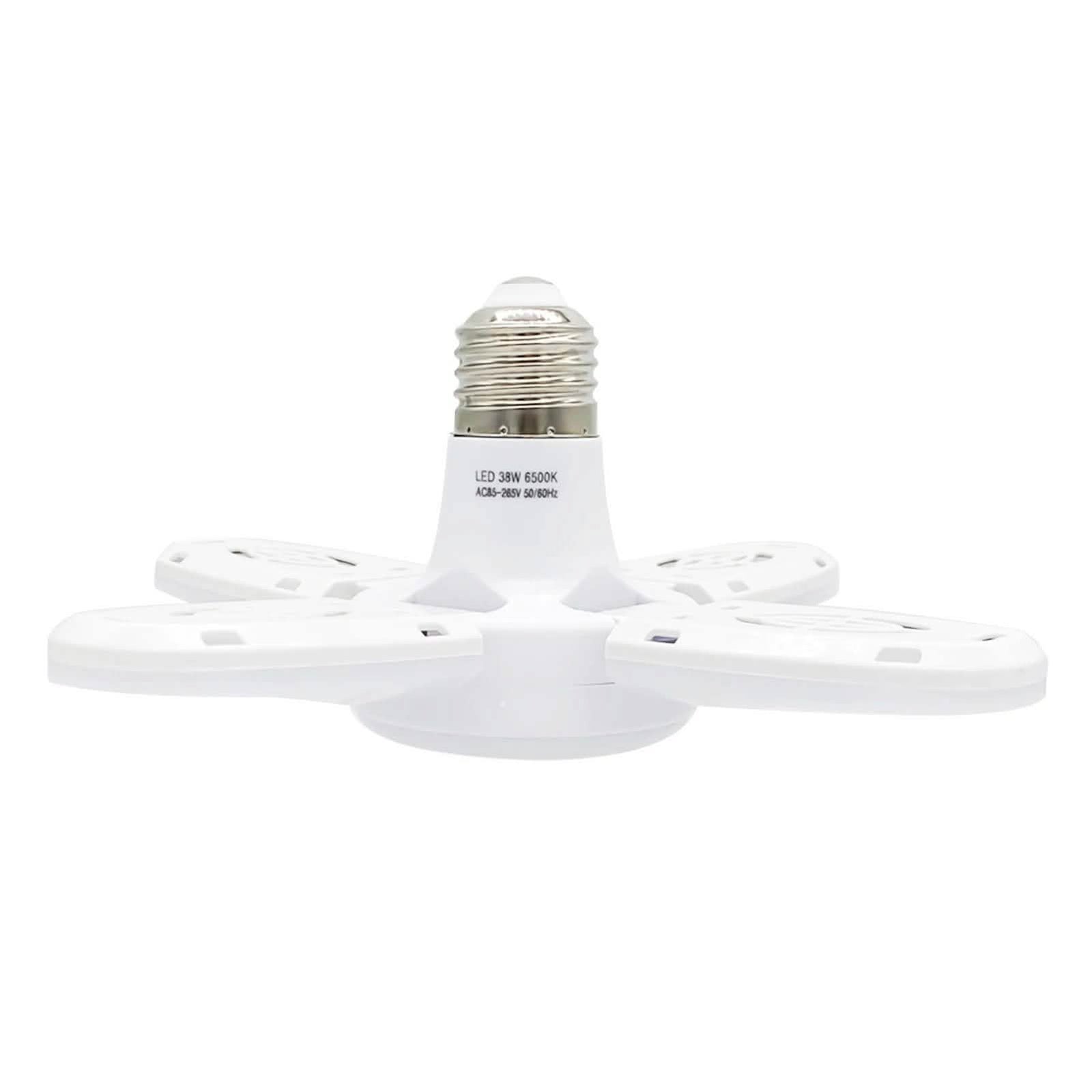 LED Dimmable Garage Ceiling Lights with 4 Adjustable Panels