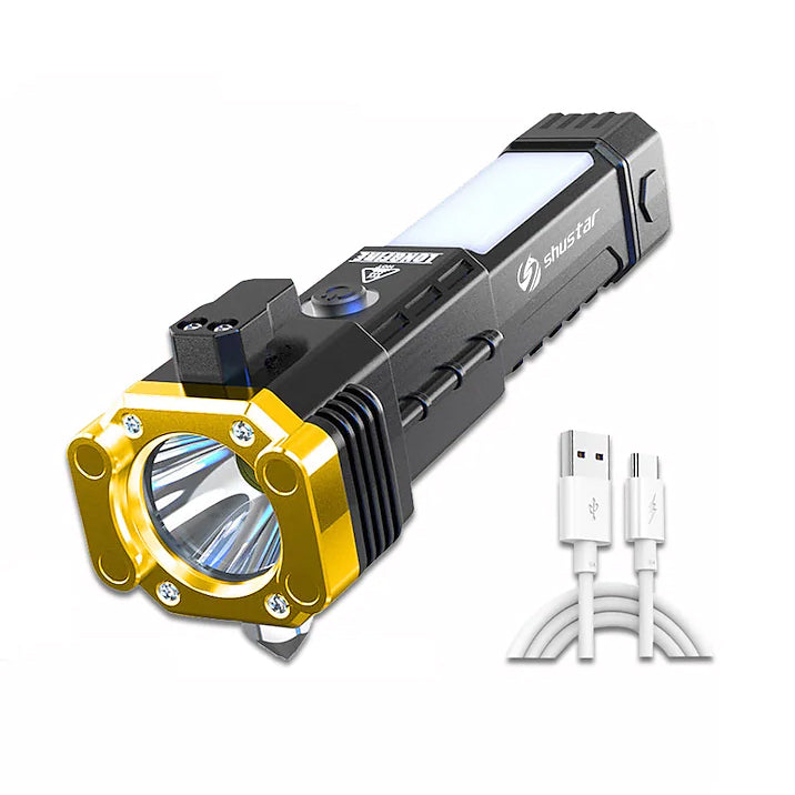 LED Flashlight Super Bright Sports & Outdoors Gold - DailySale