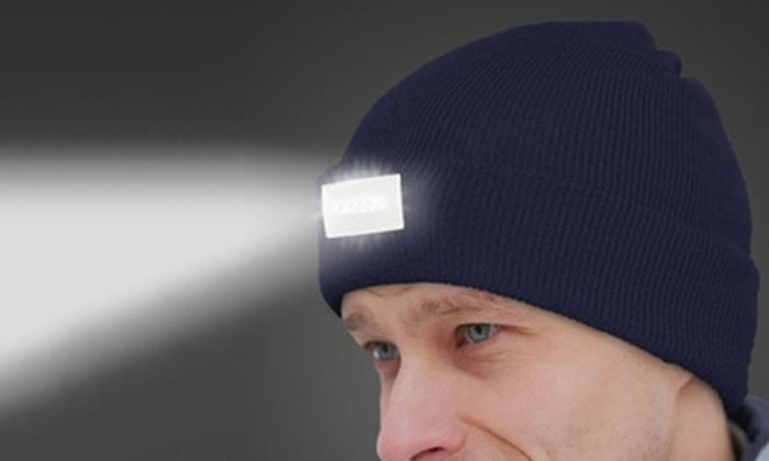 LED Headlamp Beanie for Men and Women Women's Apparel - DailySale