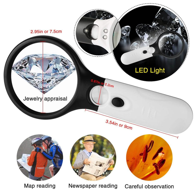 LED Illuminated Magnifying Glass Everything Else - DailySale