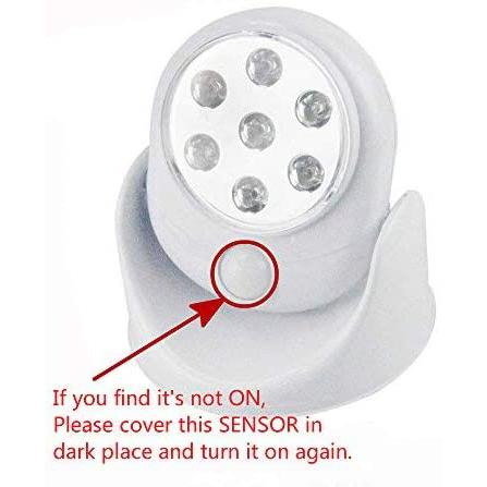 LED Light As Seen On TV Night Lights Cordless Induction Light Base Outdoor Lighting - DailySale