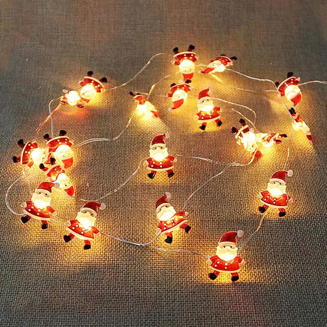 LED Lights for Christmas Decorations Holiday Decor & Apparel Santa Claus - DailySale
