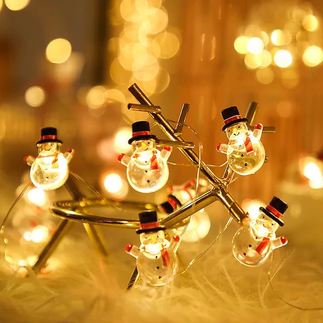 LED Lights for Christmas Decorations Holiday Decor & Apparel Snowman - DailySale