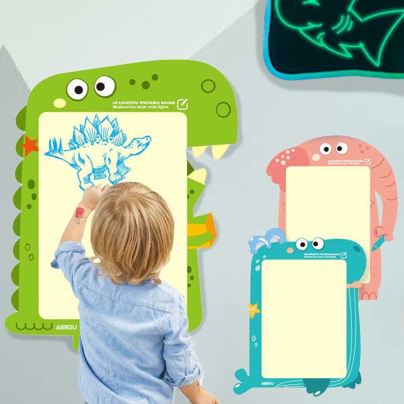 LED Luminous Drawing Board With Light-Fun Fluorescent Pen Toys & Games - DailySale