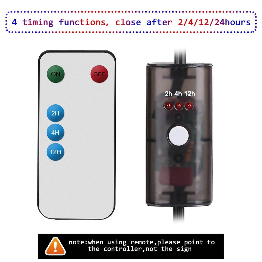 LED Open Sign Advertisement Board With Remote Control and Timing Funct