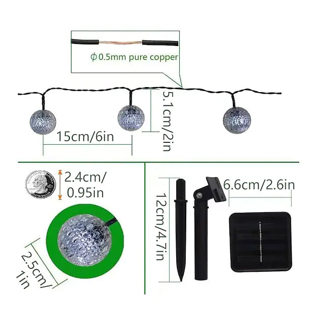 LED Outdoor Solar String Lights String & Fairy Lights - DailySale