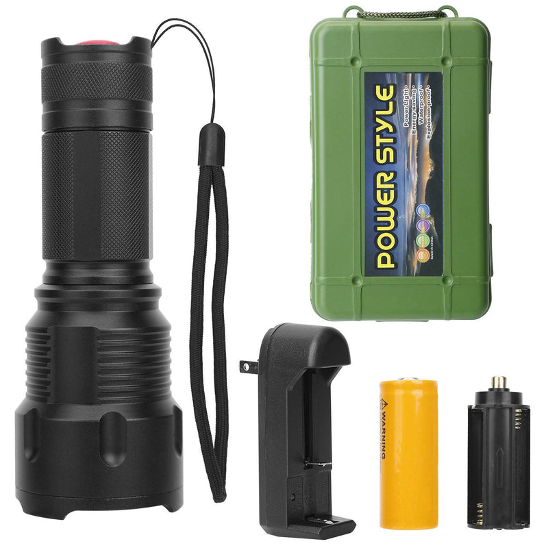 LED Rechargeable Zoomable Flashlight Sports & Outdoors - DailySale