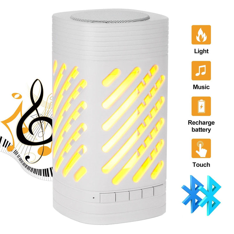 LED Smart Touch Bluetooth Speaker Rechargeable Camping Lamp Sports & Outdoors - DailySale