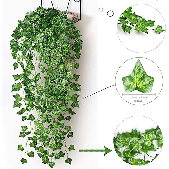 LED Solar Ivy Leaf String Light String & Fairy Lights - DailySale