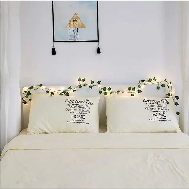 LED Solar Ivy Leaf String Light String & Fairy Lights - DailySale