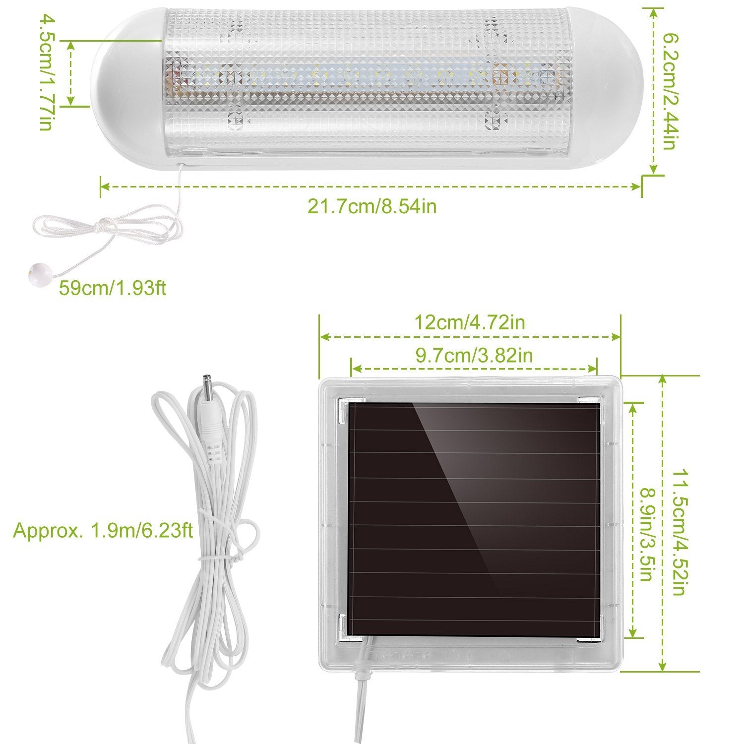 LED Solar Lights Powered Security Light Kit Outdoor Lighting - DailySale