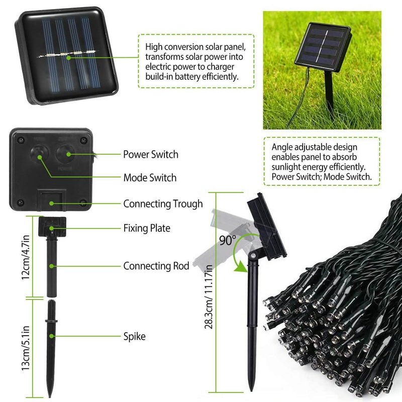 LED Solar Power Fairy String Lights Lighting & Decor - DailySale