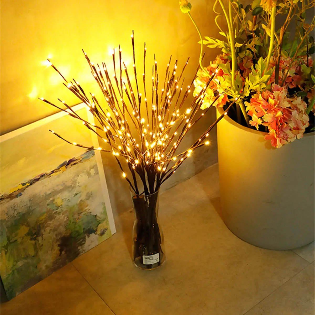 LED Tree Branch Lamp Floral Lights Indoor Lighting - DailySale