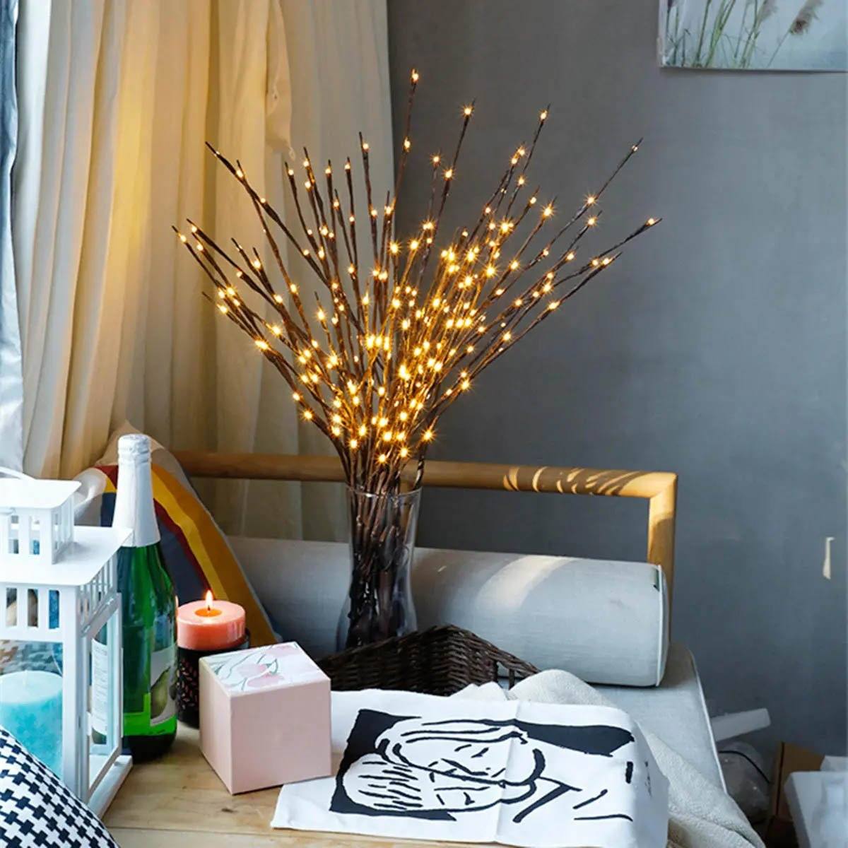 LED Tree Branch Lamp Floral Lights Indoor Lighting - DailySale