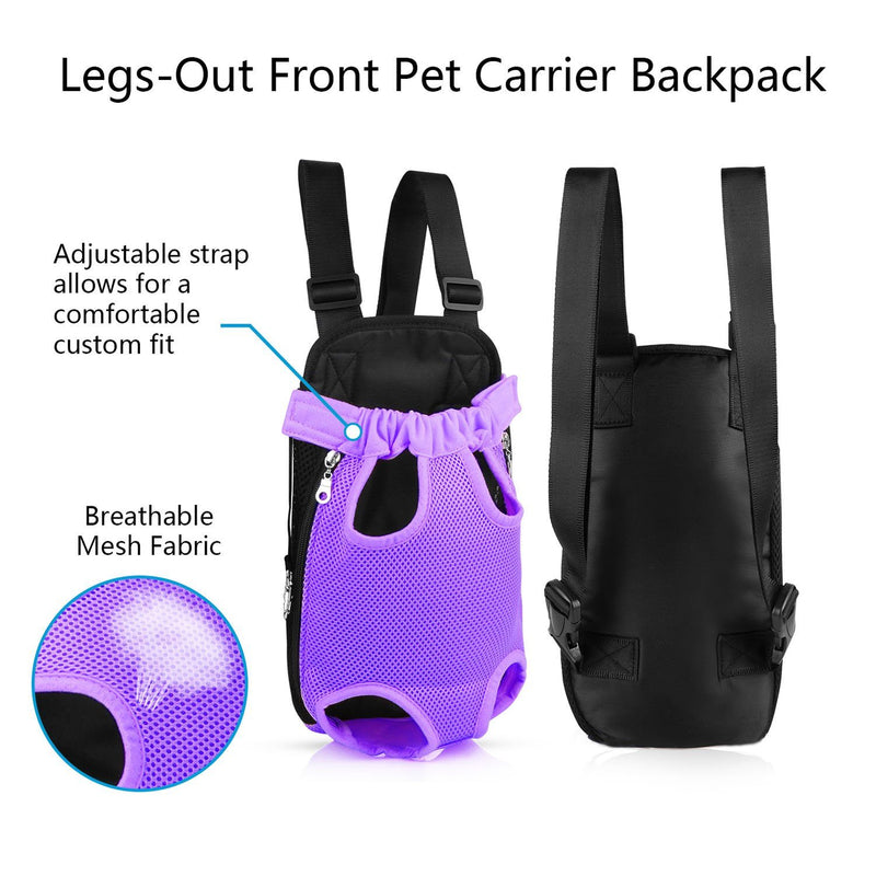 Leg-Out Pet Backpack Carrier Travel Bag