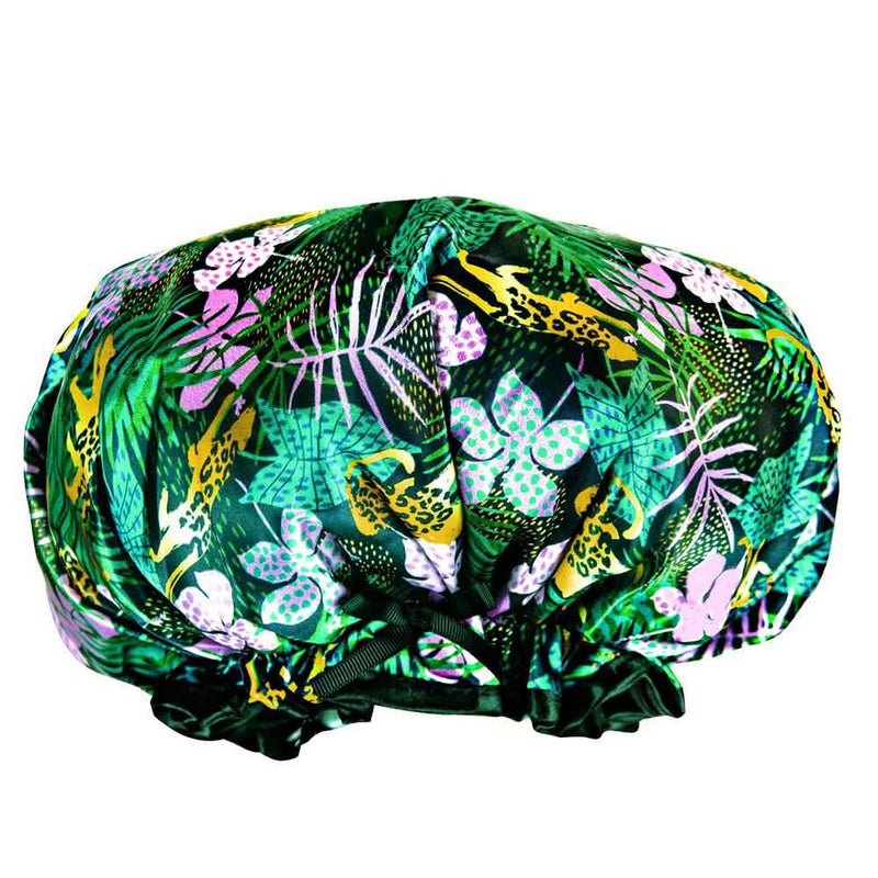 Lemon Lavender Comfy Retro Style Shower Cap Bath Gold - DailySale