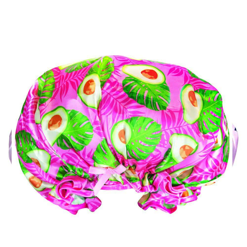 Lemon Lavender Comfy Retro Style Shower Cap Bath Moss - DailySale