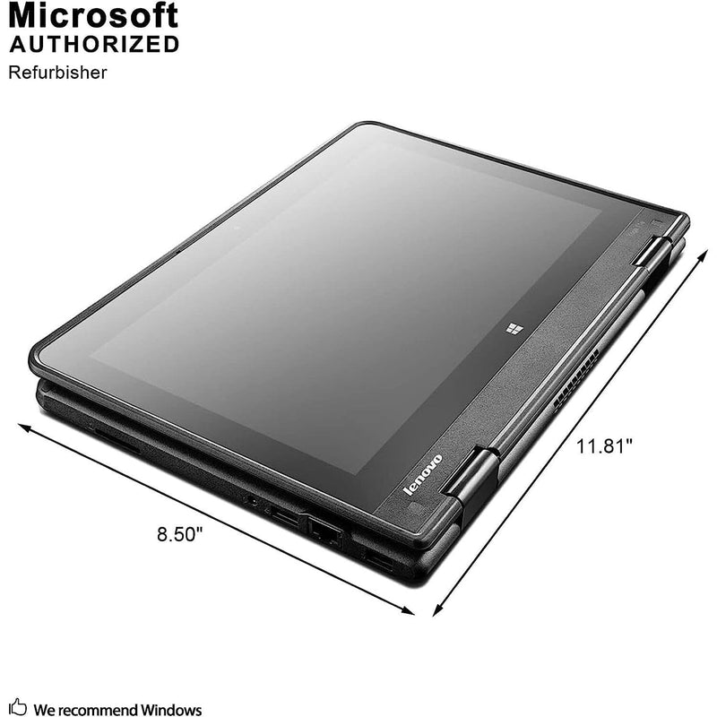 Lenovo 11.6" Touchscreen Chromebook 11E 4th Gen N3450 4GB RAM 128GB SSD Storage Windows 10 (Refurbished) Laptops - DailySale