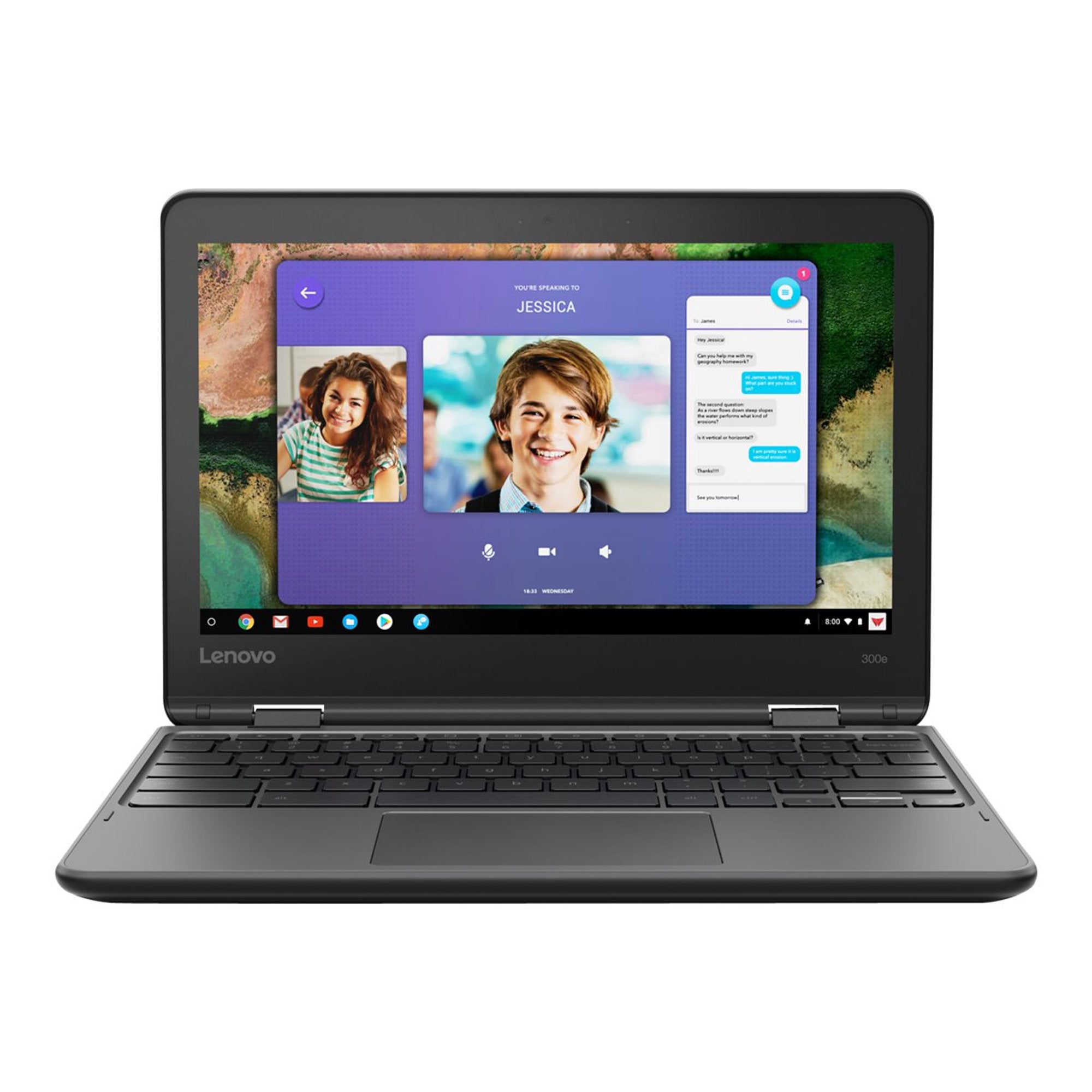 Lenovo 11.6" Touchscreen Chromebook 300E Mediatek 8173C 2.10GHz 4GB RAM 32GB (Refurbished) Laptops - DailySale