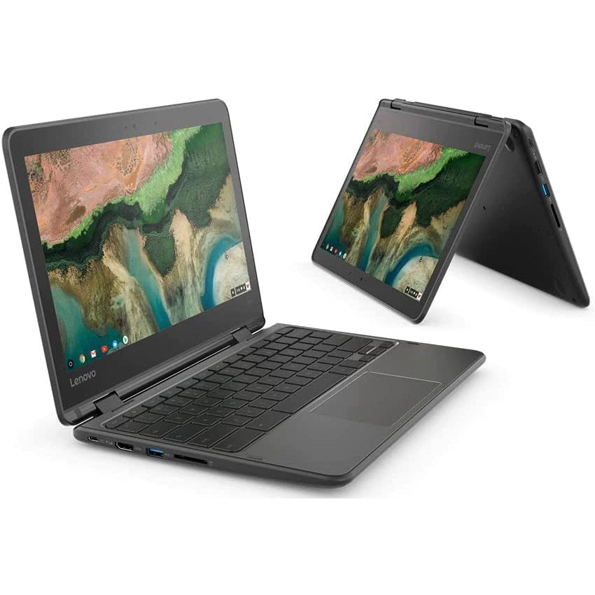 Lenovo 11.6" Touchscreen Chromebook 300E Mediatek 8173C 4GB 32GB (Refurbished) Laptops - DailySale