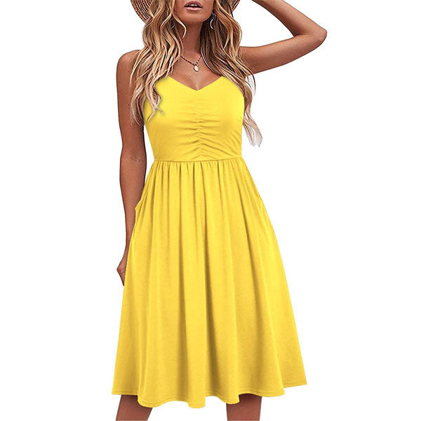Leo Rosi Women's Camilla Dress Women's Dresses Yellow S - DailySale