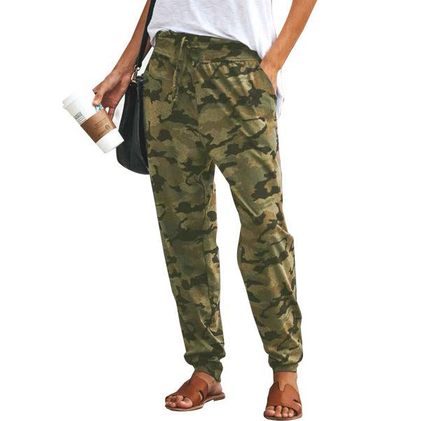 Leo Rosi Women's Casual Camo Pants Women's Bottoms Coffee S - DailySale