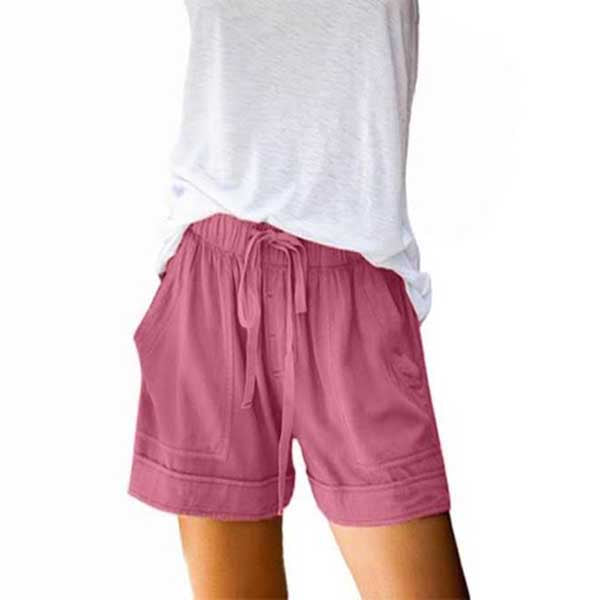 Leo Rosi Women's Casual Shorts Women's Bottoms Light Pink S - DailySale