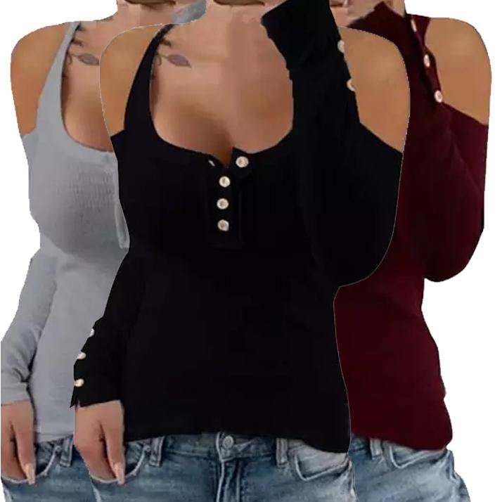 Leo Rosi Women's Cold Shoulder Sheila Top Women's Clothing - DailySale