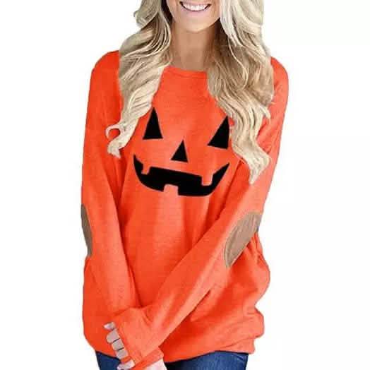 Leo Rosi Women's Halloween Lightweight Top Women's Clothing Orange S - DailySale