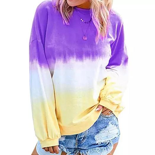 Leo Rosi Women's Tie Dye Margie Top Women's Clothing Purple S - DailySale